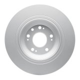 R1 09-14 Acura TL Rear Carbon Coated Brake Rotor Set w/Optimum OE Pads and Hardware (2x dfc604-58023, 1x rnc2551-1103-01) thumbnail 3