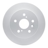 R1 07-12 Lexus ES350 Rear Carbon Coated Brake Rotor Set w/Optimum OE Pads and Hardware (2x dfc604-76079, 1x rnc2551-1632-02) thumbnail 1