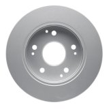 R1 02-06 Acura RSX Front & Rear Carbon Coated Brake Rotor Set w/Optimum OE Pads and Hardware (Bundled Kit) thumbnail 5