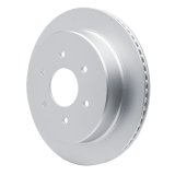 R1 17-24 Nissan Titan Front & Rear Carbon Coated Brake Rotor Set w/Optimum OE Pads and Hardware (Bundled Kit) thumbnail 4