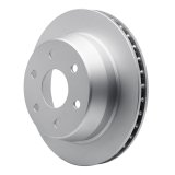 R1 00-06 Cadillac Escalade EXT Rear Carbon Coated Rotor Set w/Off-Road/Tow Pads (2x dfc604-48041, 1x rnc2400-0834-01) thumbnail 6