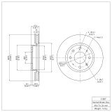 R1 04-09 Kia Spectra Front & Rear GEO-Carbon Rotors w/Ceramic Pads & Hardware (Bundled Kit) thumbnail 7