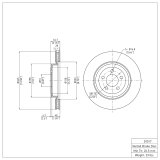 R1 05-23 Dodge Magnum Front & Rear GEO-Carbon Rotors w/Ceramic Pads & Hardware (Bundled Kit) thumbnail 4