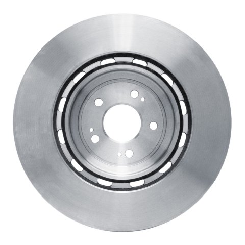 R1 21-25 Genesis GV80 Coupe Front Brake Rotor Set w/Optimum OE Pads and Hardware (2x dfc600-10003, 1x rnc2551-2376-01) thumbnail 2