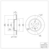 R1 18-22 Chevrolet Trax Front & Rear Brake Rotors w/Optimum OE Pads & Hardware (Bundled Kit) thumbnail 5