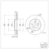 R1 04-10 Toyota Sienna Front & Rear Brake Rotor and Drum Set w/Optimum OE Pads/Shoes/Hardware (Bundled Kit) thumbnail 2