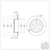 R1 12-18 Jeep Wrangler Front & Rear Brake Rotor Set w/Off-Road/Tow Brake Pads and Hardware (Bundled Kit) thumbnail 3