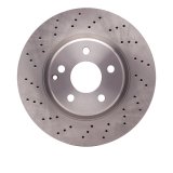 R1 02-06 Mercedes-Benz CL500 Front Brake Rotor Set w/Ceramic Pads and Hardware (2x dfc620-63054, 1x rnc2310-0847-04) thumbnail 1