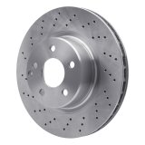 R1 02-06 Mercedes-Benz CL500 Front Brake Rotor Set w/Ceramic Pads and Hardware (2x dfc620-63054, 1x rnc2310-0847-04) thumbnail 3