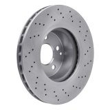 R1 02-06 Mercedes-Benz CL500 Front Brake Rotor Set w/Ceramic Pads and Hardware (2x dfc620-63054, 1x rnc2310-0847-04) thumbnail 4