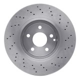 R1 02-06 Mercedes-Benz CL500 Front Brake Rotor Set w/Ceramic Pads and Hardware (2x dfc620-63054, 1x rnc2310-0847-04) thumbnail 5
