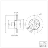 R1 13-26 Toyota GR86 Front & Rear Brake Rotors w/Ceramic Pads & Hardware (Bundled Kit) thumbnail 6