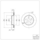 R1 06-24 Ram 1500 Front & Rear Brake Rotors w/Ceramic Pads & Hardware (Bundled Kit) thumbnail 7