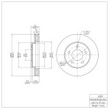 R1 02-07 Buick Rendezvous Front & Rear Brake Rotor Set w/Ceramic Pads and Hardware (Bundled Kit) thumbnail 3