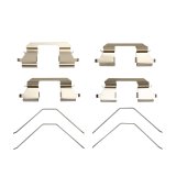 R1 06-11 Honda Civic Front & Rear Brake Rotors w/Ceramic Pads & Hardware (Bundled Kit) thumbnail 1