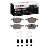 DFC 15-18 Ford Focus Front & Rear Rotors with 5000 Advanced Brake Pads w/Drums/Shoes/Hardware (Bundled Kit) thumbnail 1