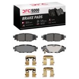 DFC 10-14 Subaru Impreza Front & Rear Rotors with 5000 Advanced Brake Pads w/Hardware (Bundled Kit) thumbnail 1