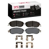 DFC 10-14 Subaru Impreza Front & Rear Rotors with 5000 Advanced Brake Pads w/Hardware (Bundled Kit) thumbnail 2