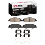 DFC 18-25 Honda Odyssey Front & Rear Rotors with 5000 Advanced Brake Pads w/Hardware (Bundled Kit) thumbnail 2