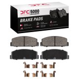 DFC 84-89 Chrysler Conquest Front & Rear Rotors with 5000 Advanced Brake Pads w/Hardware (Bundled Kit) thumbnail 1