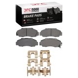 DFC 98-02 Honda Accord Front & Rear Geospec Rotors with 5000 Advanced Brake Pads w/Hardware (Bundled Kit) thumbnail 1