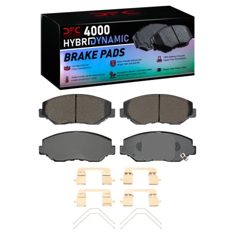 DFC 05-06 Honda CR-V Front & Rear Geospec Rotors w/4000 HybriDynamic Brake Pads w/Hardware (Bundled Kit)