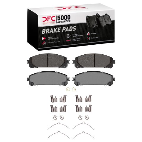 DFC 10-20 Lexus RX350 Front & Rear Geospec Rotors with 5000 Advanced Brake Pads w/Hardware (Bundled Kit)