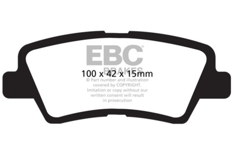 EBC S9 Brake Pad and Rotor Kit (1x ebcDP41875R, 1x ebcUSR7687) thumbnail 8