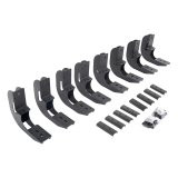 Go Rhino 20-25 Chevrolet Silverado 2500 RB30 Slim Running board + Brackets - Textured Black (1x gor6940486, 1x gor69600080SPC) thumbnail 4