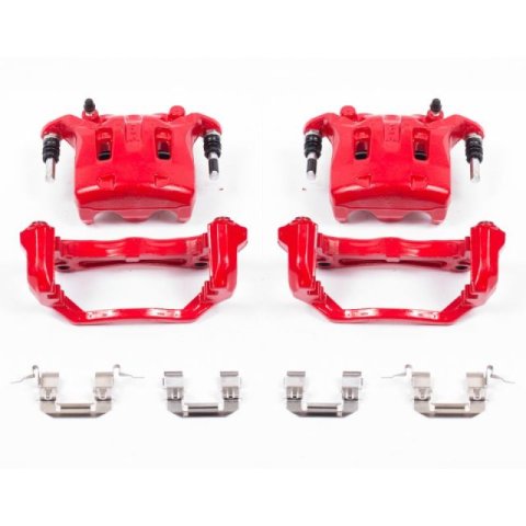 Power Stop 09-19 Nissan 370Z Front Z23 Coated Kit w/Calipers (2x psbJBR1112EVC, 1x psbZ23-888, 1x psbS2870B) thumbnail 6