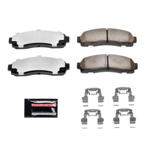Power Stop 01-02 Ford Explorer Sport Trac Front Z36 Coated Kit w/Calipers (1x psbZ36-833, 2x psbAR8585EVC, 1x psbS4758)
