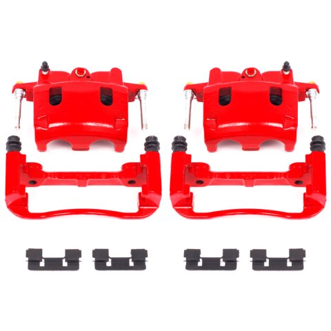 Power Stop 05-07 Nissan Titan Front Z23 Coated Kit w/Calipers (2x psbJBR1161EVC, 1x psbZ23-1183, 1x psbS2982) thumbnail 6