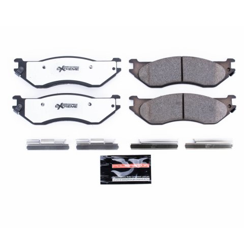 Power Stop 2002 Dodge Ram 1500 Front and Rear Z36 Coated Kit w/Calipers (Bundled Kit)