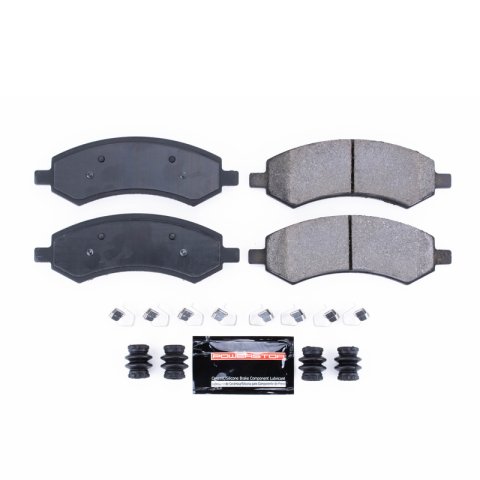 Power Stop 06-09 Mitsubishi Raider Front Z23 Coated Kit w/Calipers (2x psbAR8763EVC, 1x psbZ23-1084, 1x psbS5008) thumbnail 4