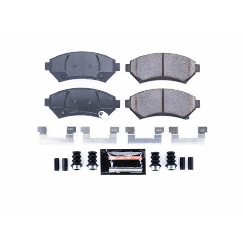 Power Stop 03-04 Cadillac Seville Front Z23 Coated Kit w/Calipers (2x psbAR82103EVC, 1x psbZ23-699, 1x psbS4638A) thumbnail 5