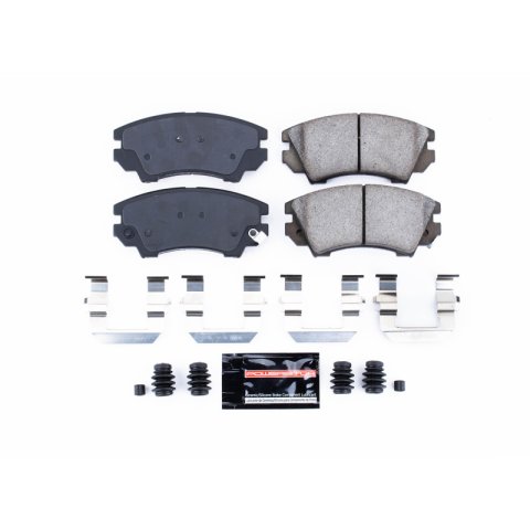 Power Stop 10-11 Saab 9-5 Front Z23 Coated Kit w/Calipers (2x psbAR82126EVC, 1x psbS5274, 1x psbZ23-1404) thumbnail 6