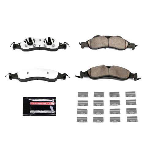 Power Stop 07-09 Lincoln Navigator Front and Rear Z36 Coated Kit w/Calipers (Bundled Kit) thumbnail 9