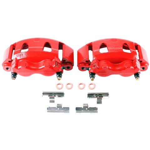 Power Stop 03-07 Ford E-350 Super Duty Front and Rear Z36 Coated Kit w/Calipers (Bundled Kit)