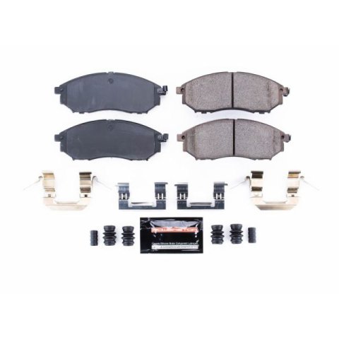 Power Stop 11-14 Nissan Murano Front Z23 Coated Kit w/Calipers (2x psbJBR1100EVC, 1x psbZ23-888, 1x psbS2870B) thumbnail 4