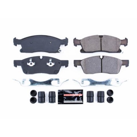 Power Stop 11-12 Jeep Grand Cherokee Front and Rear Z23 Coated Kit w/Calipers (Bundled Kit) thumbnail 8