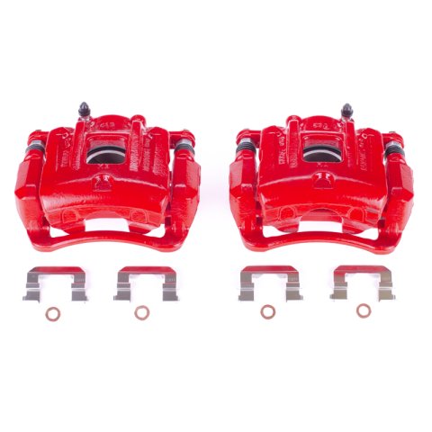 Power Stop 14-20 Kia Sorento Front Z23 Coated Kit w/Calipers (1x psbS6462S, 1x psbZ23-1432, 2x psbJBR1706EVC) thumbnail 1