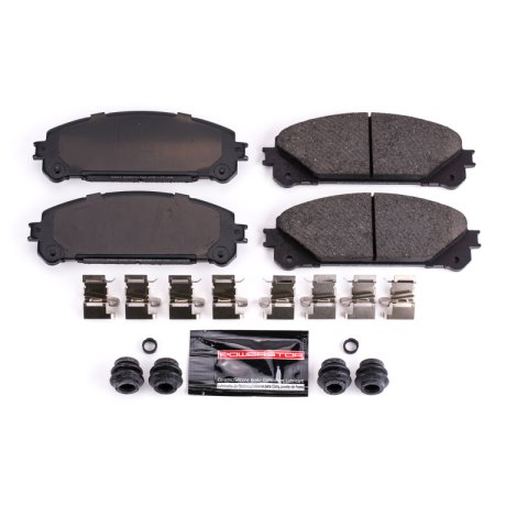 Power Stop 16-21 Lexus RX450h Front Z23 Coated Kit w/Calipers (1x psbZ23-1324, 1x psbS6274, 2x psbJBR1736EVC) thumbnail 1