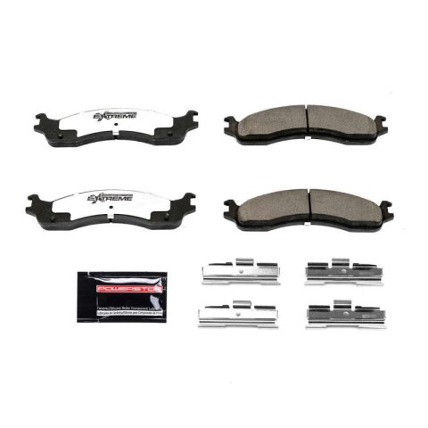 Power Stop 99-07 Ford E-350 Super Duty Front Z36 Coated Brake Kit (1x psbZ36-655A, 2x psbAR8546EVC)