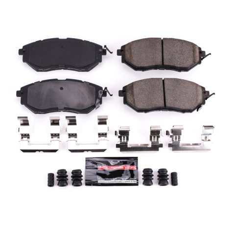 Power Stop 10-14 Subaru Outback Front Z23 Coated Kit w/Calipers (2x psbJBR1318EVC, 2x psbL3349, 1x psbZ23-1078) thumbnail 6