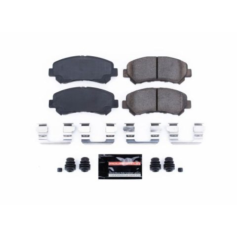 Power Stop 16-23 Nissan Maxima Front Z23 Coated Kit w/Calipers (2x psbJBR1112EVC, 2x psbL6031, 1x psbZ23-1374) thumbnail 7