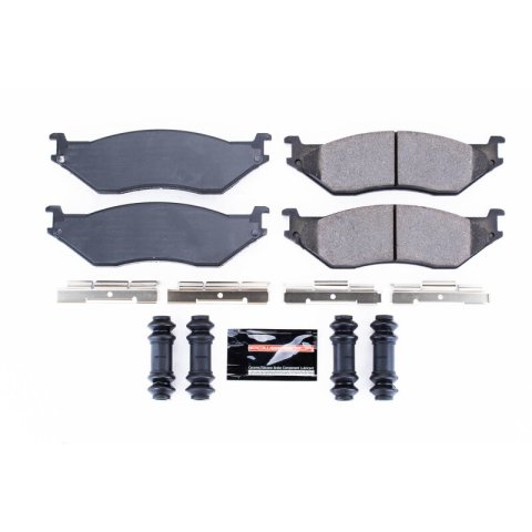 Power Stop 99-04 Ford F-550 Super Duty Front Z23 Coated Kit w/Calipers (1x psbZ23-777, 2x psbL8047, 2x psbAR8581EVC)