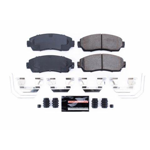 Power Stop 12-15 Honda Crosstour Front Z23 Coated Kit w/Calipers (1x psbZ23-1521, 2x psbL2959, 2x psbJBR1173EVC)