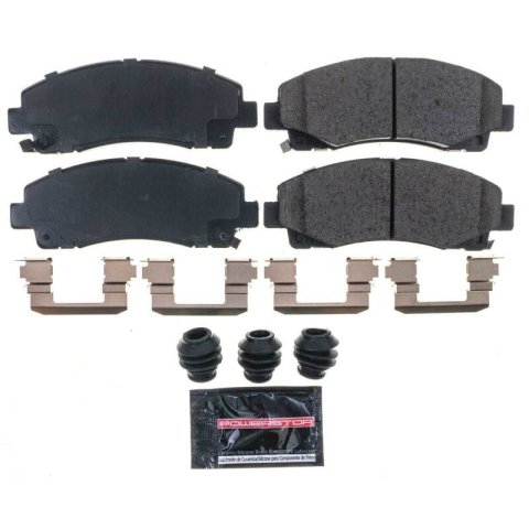 Power Stop 09-14 Acura TL Front Z23 Coated Kit w/Calipers (2x psbJBR1383EVC, 1x psbZ23-1102, 2x psbL3103) thumbnail 4