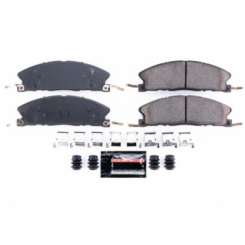 Power Stop 13-19 Lincoln MKT Front Z23 Coated Kit w/Calipers (1x psbZ23-1611, 2x psbL5469, 2x psbAR85141EVC) thumbnail 2