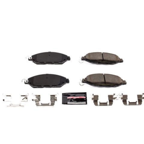Power Stop 13-20 Nissan Pathfinder Front Z23 Coated Kit w/Calipers (2x psbL7101, 2x psbJBR1559EVC, 1x psbZ23-1649) thumbnail 5